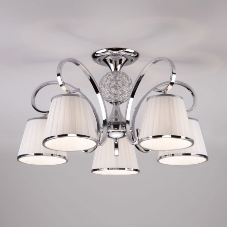 Потолочная люстра Eurosvet Tessa 60088/5 хром 