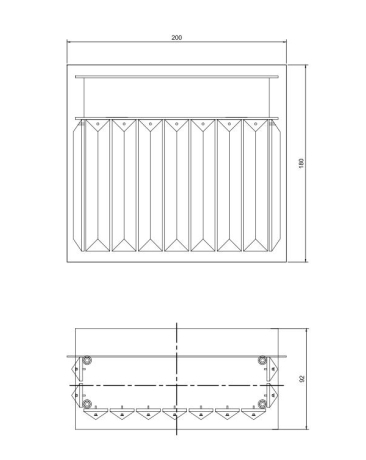 Накладной светильник Divinare Charlie 6817/02 AP-1 