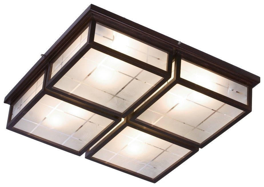 Потолочный светильник со светодиодными лампочками E27, комплект от Lustrof. №151081-623439