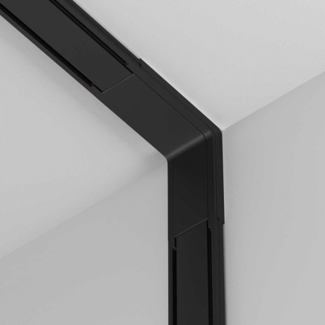 Коннектор L-образный внутренний для магнитного шинопровода  Maytoni Technicall Radity TRA084CI-11B 