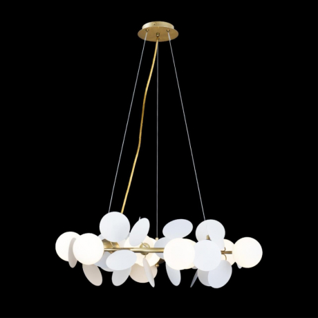 Люстра подвесная с Led лампочками в комплекте LOFT IT 10008/700 white+Lamps 