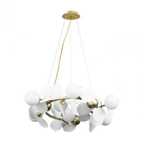 Люстра подвесная с Led лампочками в комплекте LOFT IT 10008/700 white+Lamps 