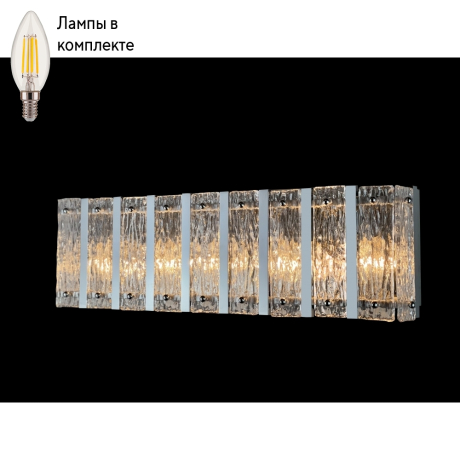 Светильник настенный с лампочками iLamp W4688-58 CR+Lamps 