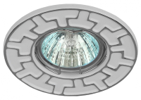 Точечный встраиваемый штампованный светильник Эра ST5 CH/WH Б0036484