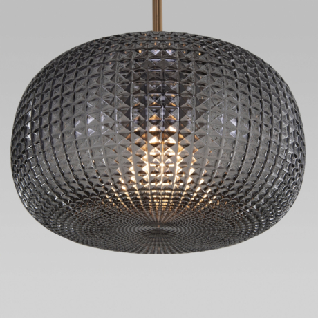 Подвесной светильник Eurosvet Gem 50262/1 темно-серый 