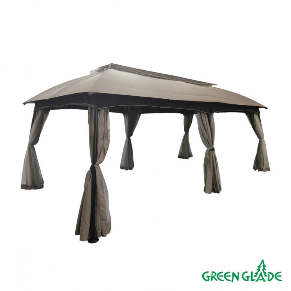 Тент садовый Green Glade 1151 3х6м полиэстер (2 коробки) шатер гармошка green glade 3101