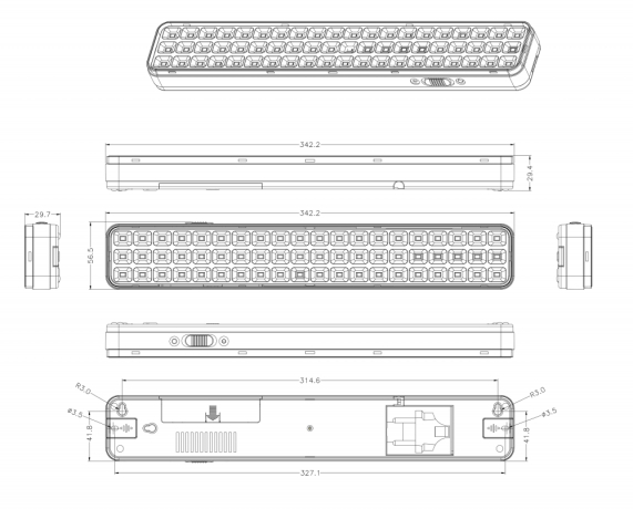 Аварийный светодиодный светильник Эра -106-0-20 (247985)