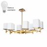 Люстра на штанге с лампочками DIVINARE 4504/17 LM-8+Lamps 