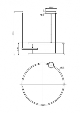 Подвесной светильник Maytoni 743756