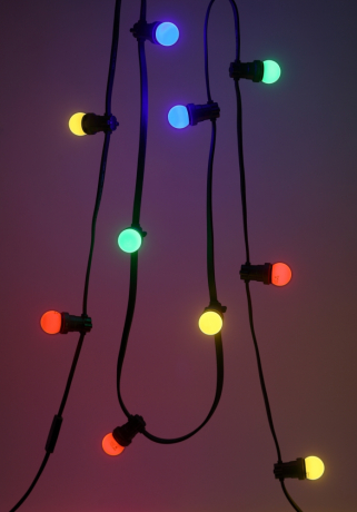 Лампа светодиодная ЭРА E27 1W 3000K красная ERARL45-E27 Б0049575 