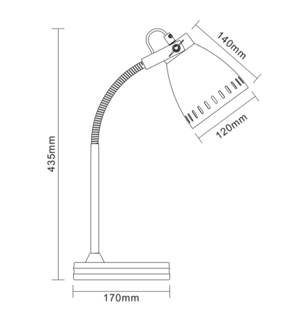 KD-428 New York С59 старинная медь Настольная лампа Camelion 13048 