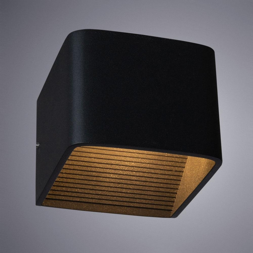 A1423AP-1BK Настенный светодиодный светильник Arte Lamp Scatola, цвет черный - фото 4