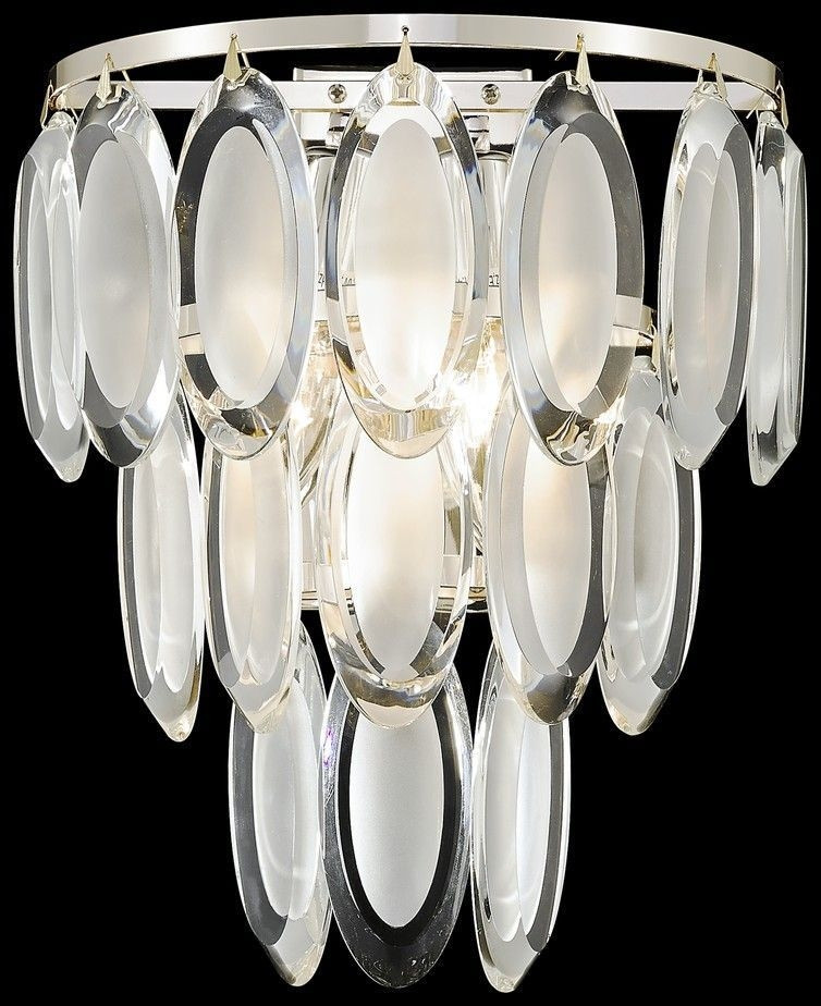 Бра, со светодиодными лампочками, комплект от Lustrof. 277262-623242, цвет белое золото