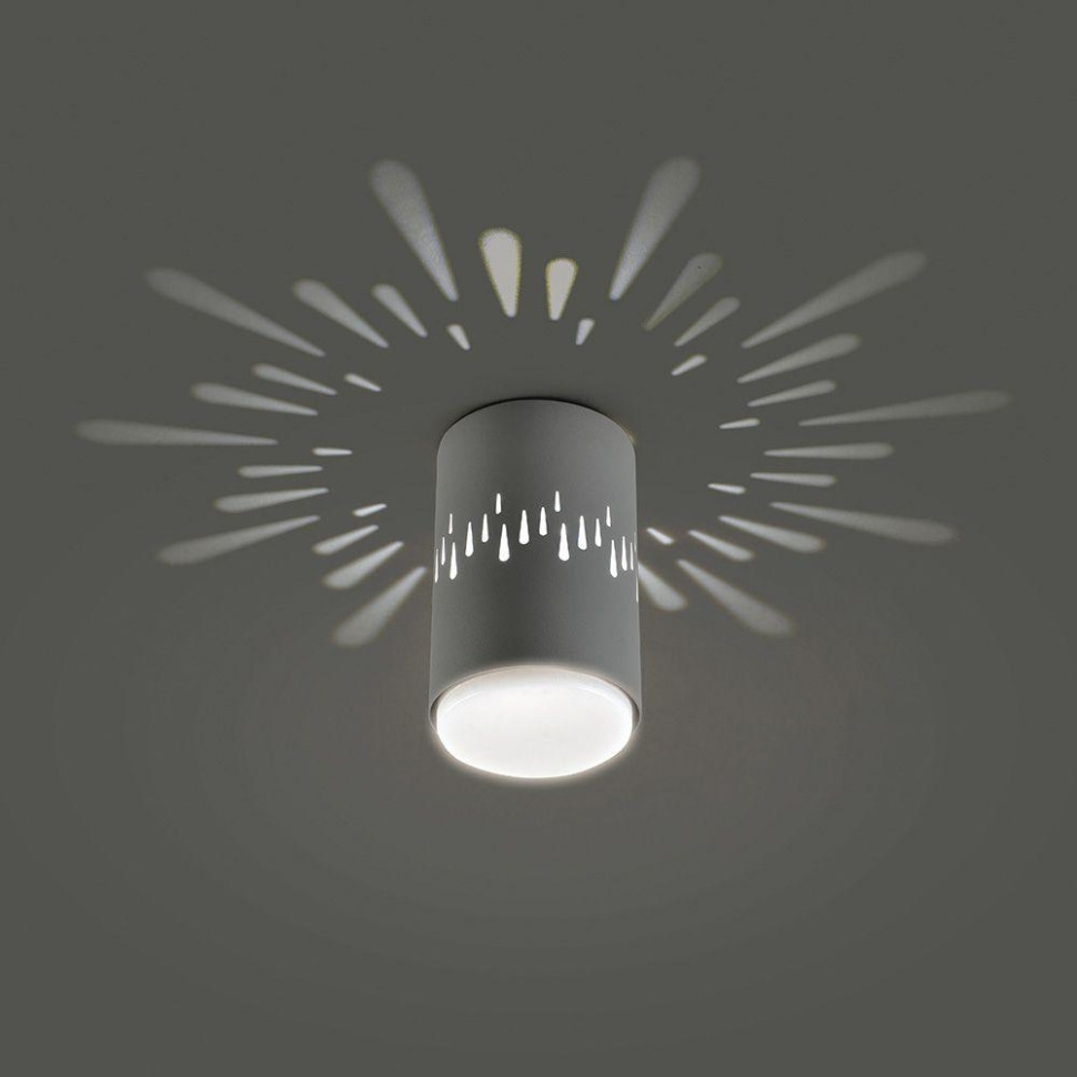 Накладной светильник с LED подсветкой Feron HL350 белый 41453 - фото 2