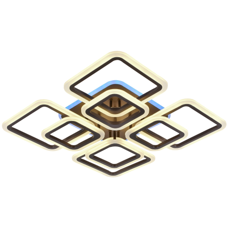 Светодиодная люстра с ПДУ Profit Light 8075/4+4 COF 176W+10W RGB 