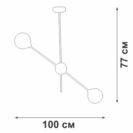 Светильник на штанге Vitaluce V3988 V3988-1/2PL 