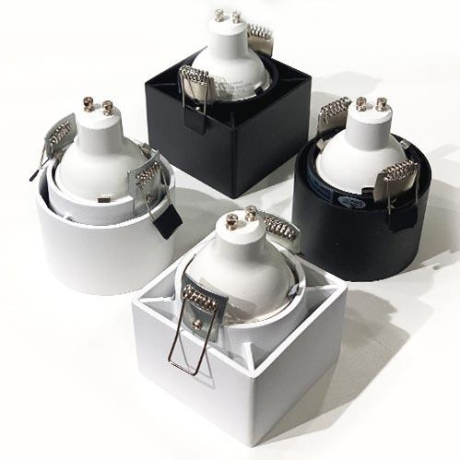 Светильник точечный с Led лампочками в комплекте Italline DL 3025 black+Lamps 