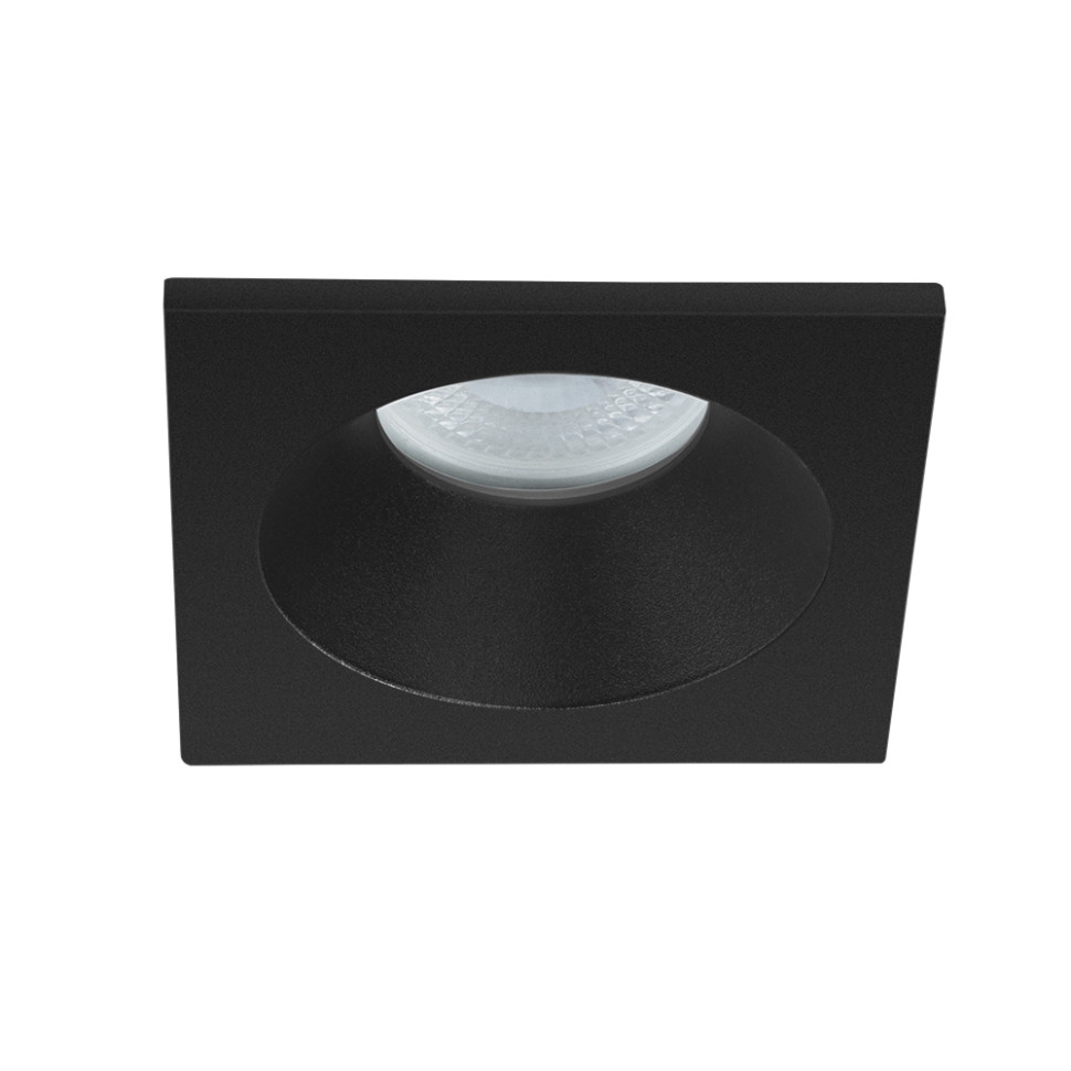 Светильник врезной точечный, в комплекте с Led Лампами GU10. Комплект от Lustrof №648814-702120, цвет черный
