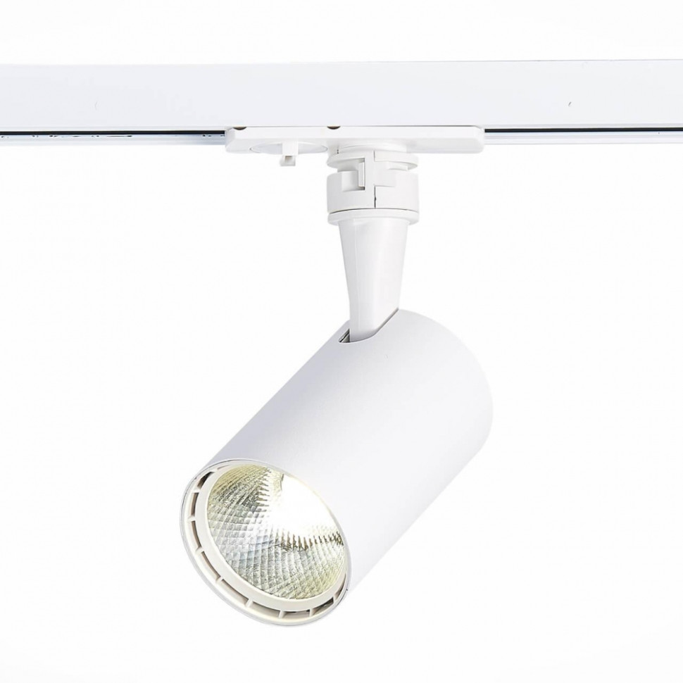 Однофазный LED светильник 15W 3000K для трека Cami St-Luce ST351.536.10.36, цвет матовый белый - фото 3