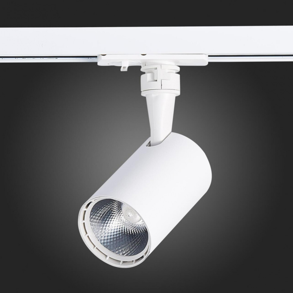 Однофазный LED светильник 15W 3000K для трека Cami St-Luce ST351.536.10.36, цвет матовый белый - фото 4