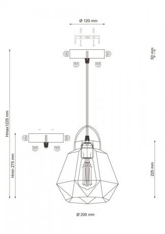 Подвесной светильник Lucia Tucci Narni 2 NARNI 1941.1 white