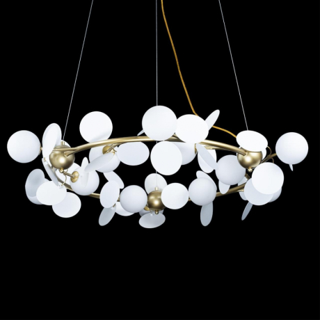 Люстра подвесная с Led лампочками в комплекте LOFT IT 10008/1050 white+Lamps 