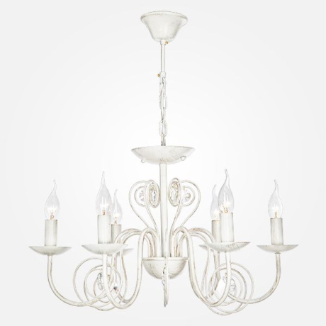 Подвесная люстра Eurosvet Tomas 60018/6 белый с золотом 