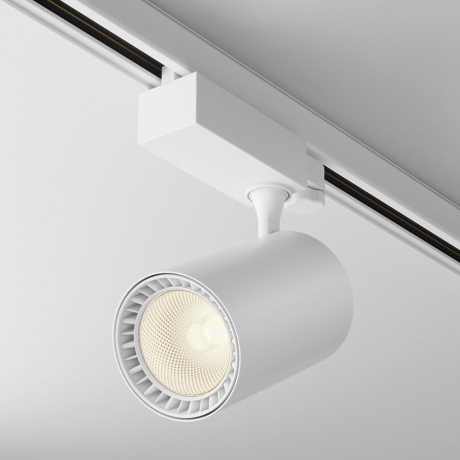 трехфазный LED светильник 20W 3000К для трека Maytoni Technicall Vuoro TR029-3-20W3K-M-W 