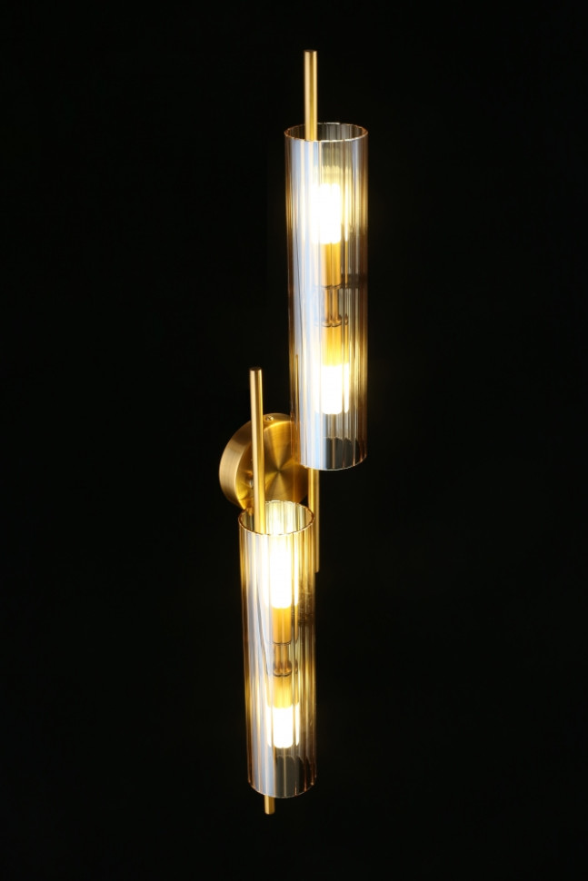 Настенно-потолочный светильник Aployt Lusia APL.315.07.04, цвет латунь - фото 4