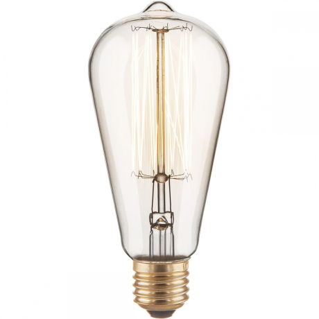 Ретро лампа Эдисона E27 60W 2000К (теплый) Elektrostandard ST64 (a034964) 
