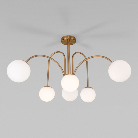 Люстра на штанге Eurosvet Alix 30177/6 латунь (a055499) 