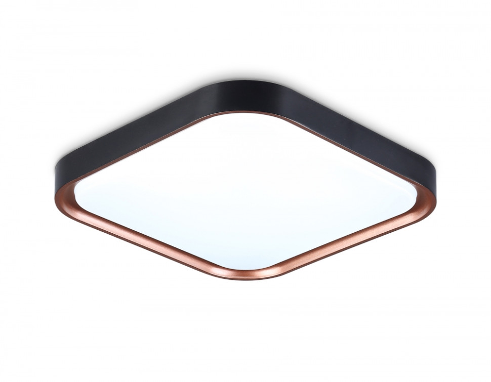 Потолочный светодиодный светильник Ambrella light ORBITAL FZ1265, цвет черный, розовое золото - фото 1