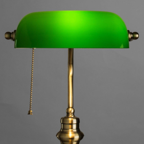 Настольная лампа офисная Arte Lamp Banker A2492LT-1AB 