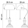 Настольная лампа офисная Arte Lamp Banker A2492LT-1AB 