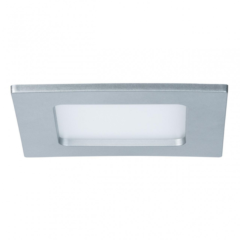 Встраиваемый светодиодный светильник Paulmann Quality Line Panel 92079, цвет хром - фото 1
