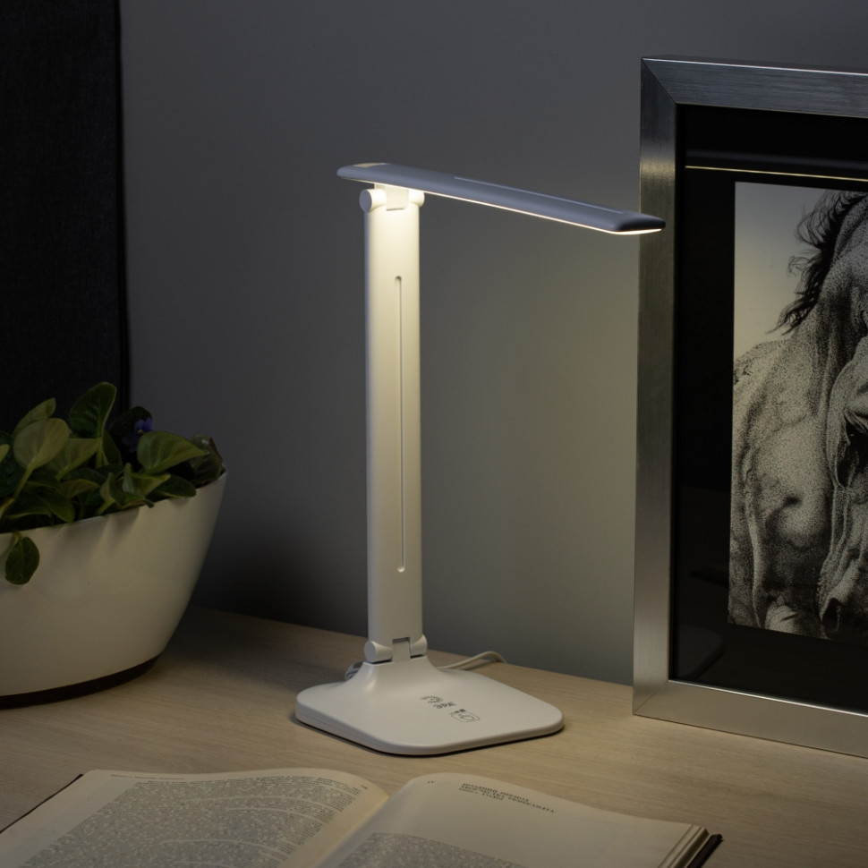 Настольная лампа Эра NLED-484-11W-W белый (Б0059856) - фото 2