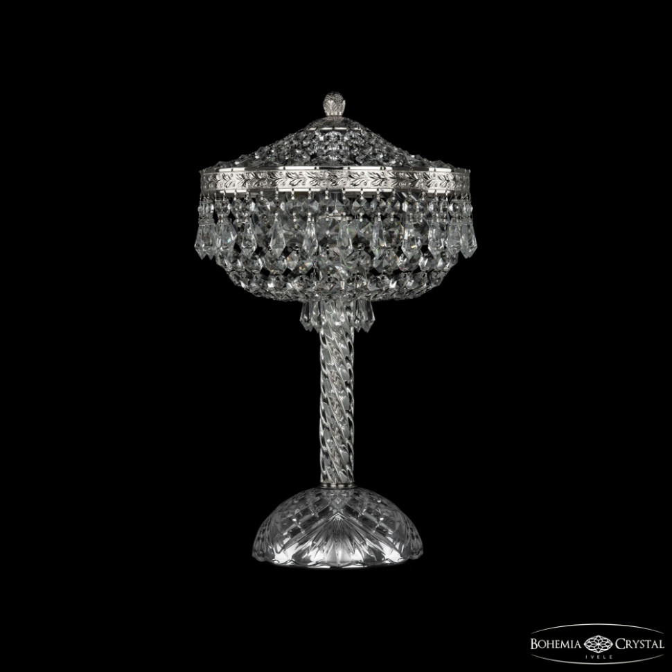 Настольная лампа Bohemia Ivele Crystal 19271L4/25IV Ni, цвет никель 19271L4/25IV Ni - фото 1
