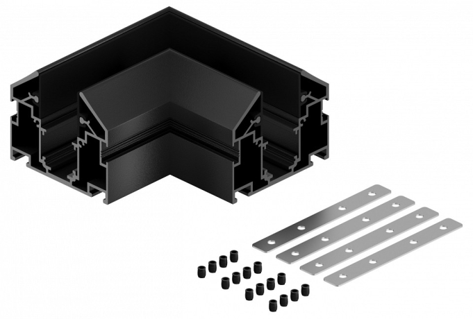 Соединитель угловой L-образный для треков встраиваемых Hesby Lighting ElDeko HSBL_0187 