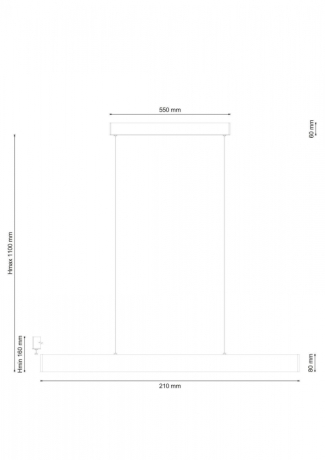 Подвесной светильник Lucia Tucci Aero AERO 206.30 nero LED 