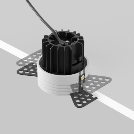 Встраиваемый светильник Maytoni Technical Round DL058-7W3K-TRS-B 