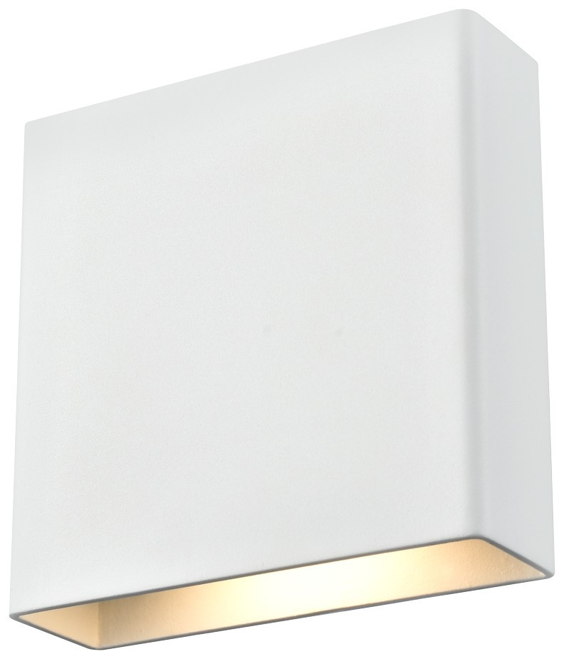 Настенный уличный светильник Wertmark Wilko WE906.01.001, цвет белый - фото 1