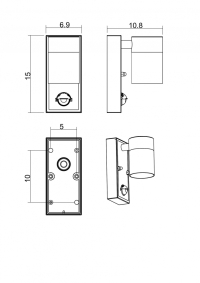 Фасадный светильник Arte lamp Mistero A3322AL-1BK