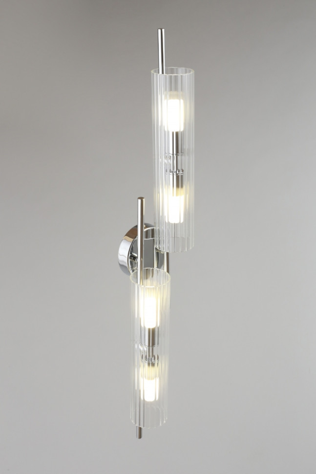 Настенно-потолочный светильник Aployt Lusia APL.315.17.04, цвет хром - фото 3