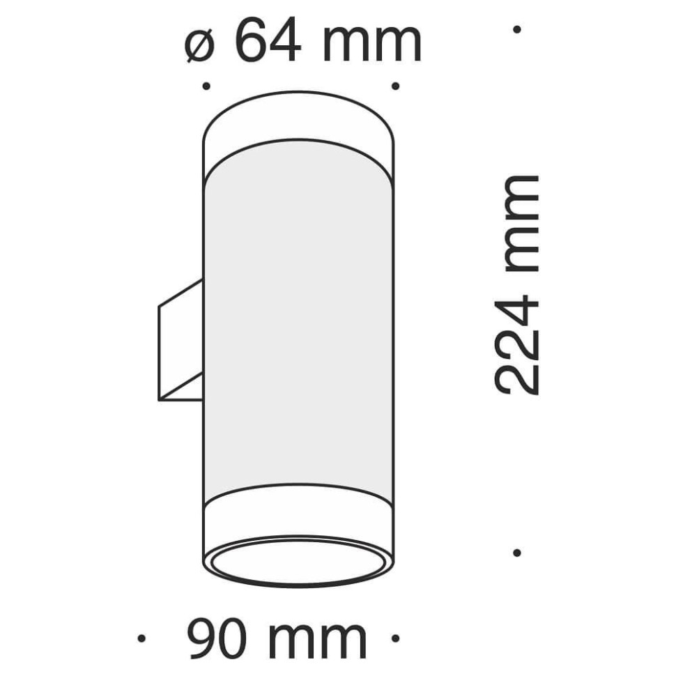 C027WL-L10W Настенный светильник Maytoni Dafne, цвет белый - фото 3