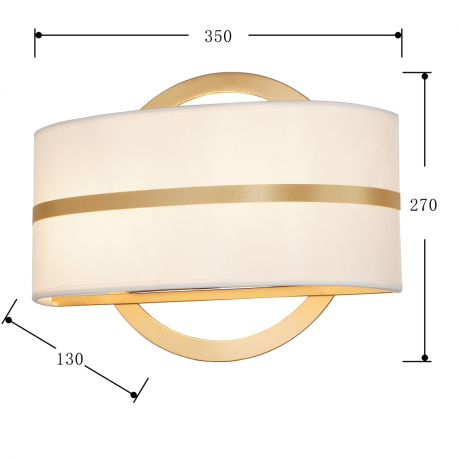 Бра с лампочками от Lustrof Матео 2634-519404 