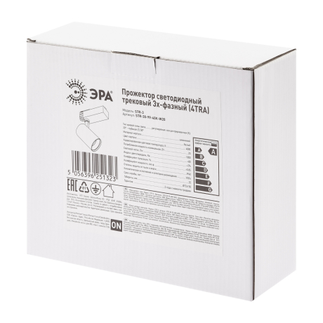 Трековый светодиодный светильник ЭРА STR-30-99-40K-W20 Б0049784 