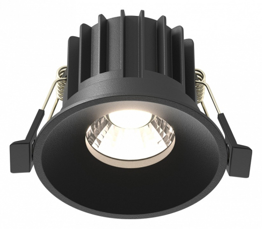 Встраиваемый светильник Maytoni Technical Round DL058-12W-DTW-B 