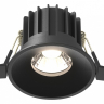 Встраиваемый светильник Maytoni Technical Round DL058-12W-DTW-B 