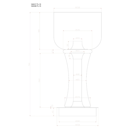 Настольная лампа декоративная Divinare Volturn 1243/06 TL-15