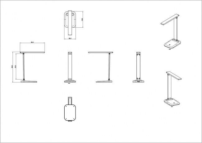 Настольная лампа офисная Arte Lamp London A5124LT-1BK 